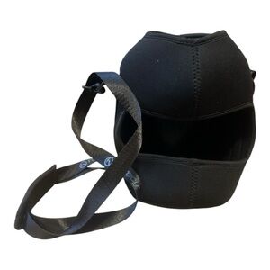 Hydracy 32oz Water Bottle Sleeve‎ With Strap Black